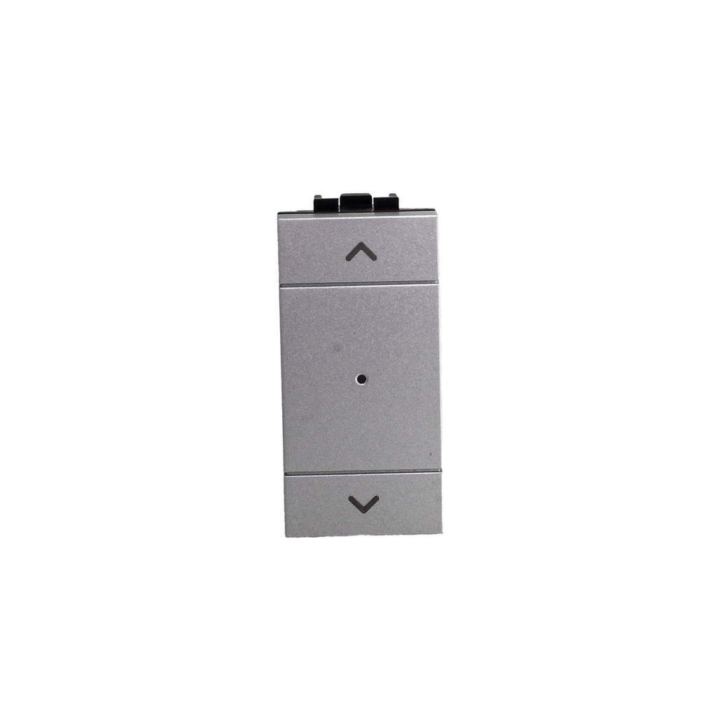 ETTROIT Pulsante Modulo Tapparelle Connesso Smart WIFI Tuya Per Tende Persiane Compatibile Bticino Living Colore Grigio