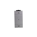 ETTROIT Pulsante Modulo Tapparelle Connesso Smart WIFI Tuya Per Tende Persiane Compatibile Bticino Living Colore Grigio