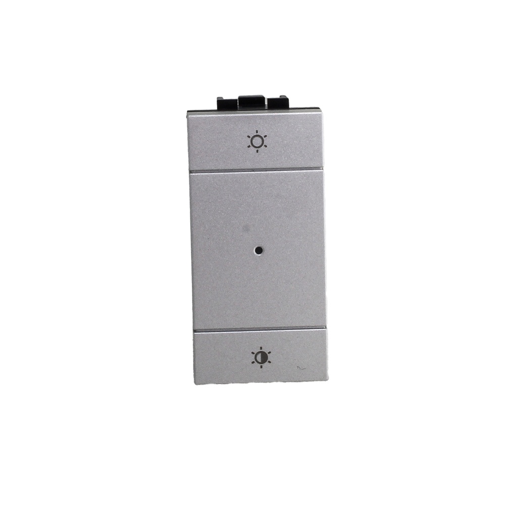 ETTROIT Pulsante Dimmer Connesso Smart WIFI Tuya Compatibile Bticino Living Colore Grigio Max 150W