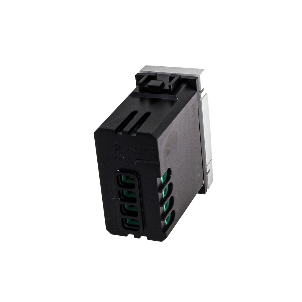 ETTROIT Pulsante Dimmer Connesso Smart WIFI Tuya Compatibile Bticino Living Colore Grigio Max 150W