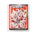 22 Pezzi Fermacavo con Chiodo 10mm Clip per Cavi Fissacavi A Muro