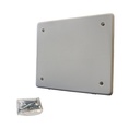 Coperchio per cassette di derivazione da incasso, 118x96 mm, ideale per protezione e copertura di impianti elettrici