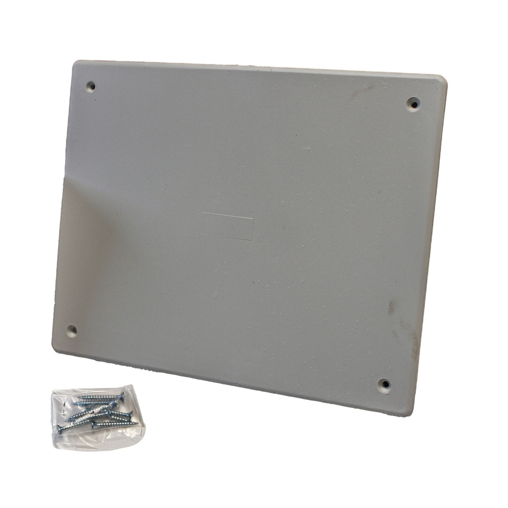 Coperchio per cassette di derivazione da incasso, 196x152 mm, ideale per protezione e copertura di impianti elettrici