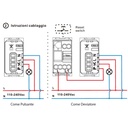 ETTROIT Pulsante Dimmer Connesso Smart WIFI Tuya Compatibile Vimar Plana Max 150W