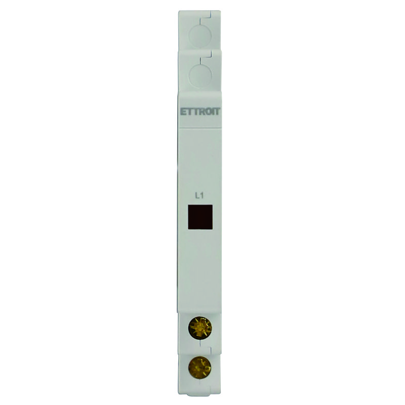 ETTROIT Indicatore Luminoso Modulare Mono Fase, Occupa Mezzo Modulo DIN, Lampada Spia Led Segnalazione 