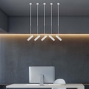Lampada a Sospensione Cilindro Attacco GU10 Corpo in Alluminio Bianco D:60*300MM SKU-6779