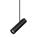 Lampada a Sospensione Attacco GU10 Struttura Telescopica Rigida Regolabile 830mm*1170mm Dimensioni spot :60*220MM Nero SKU-7573 