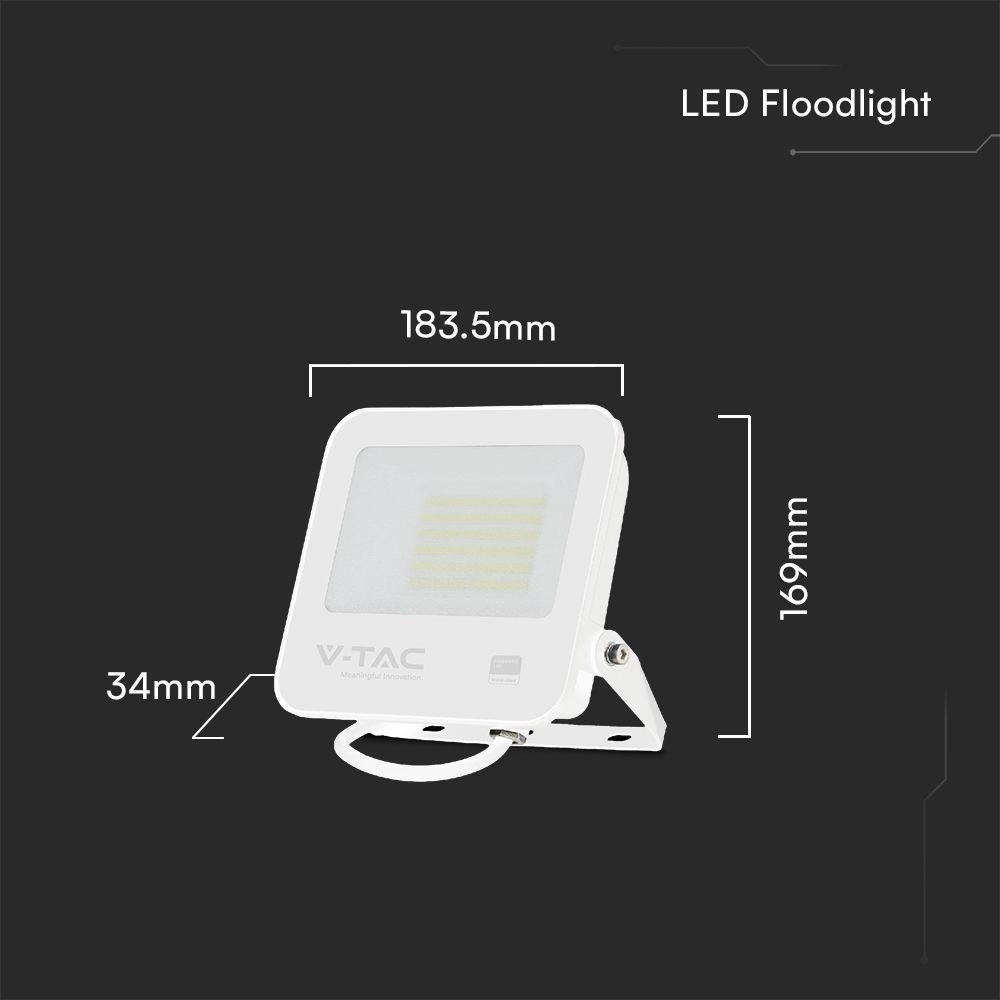 Faro Led Flood Light LED SMD Chip Samsung 50W Colore Bianco 4000K IP65 SKU-23689