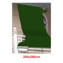 Tenda da Sole per Balcone Misura 200X290cm Colore Verde