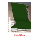 Tenda da Sole per Balcone Misura 290X290cm Colore Verde