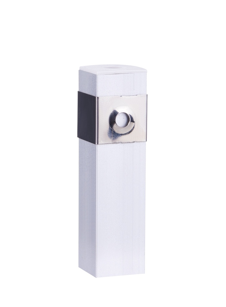 A2ZWORLD Kit Profilo Alluminio Completo Da 2 Metri Per Striscia Led, Angolare Leggera, Dimensione 15.8*15.8mm, Larghezza Interna 10mm, 77g/m, Copertura Opale, Tappi Chiusura e Clip Fissaggio Incluso