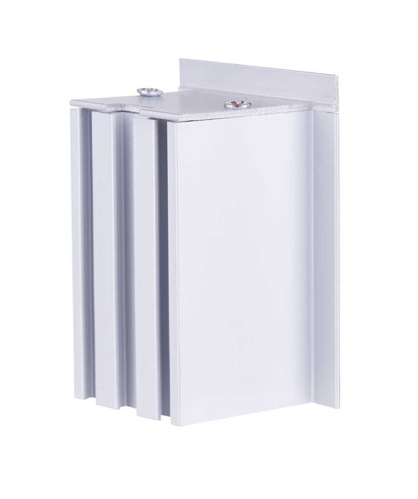 A2ZWORLD Kit Profilo Alluminio Completo Da 2 Metri Per Striscia Led, Super Larga e Alta Da Incasso, Dimensione 50*35mm, Larghezza Interna 30mm, 503g/m, Copertura Opale, Tappi Chiusura e Clip Fissaggio Incluso