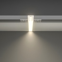 A2ZWORLD Kit Profilo Alluminio Completo Da 2 Metri Per Striscia Led, Da Incasso Con Alette Scomparsa, Dimensione 55.5*14.9mm, Larghezza Interna 12.9mm, 284g/m, Copertura Opale, Tappi Chiusura e Clip Fissaggio Incluso