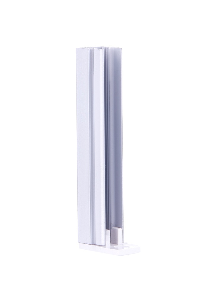 A2ZWORLD Kit Profilo Alluminio Completo Da 2 Metri Per Striscia Led, Slim, Dimensione 10.9*11.2mm, Larghezza Interna 5mm, 95g/m, Copertura Opale, Tappi Chiusura e Clip Fissaggio Incluso