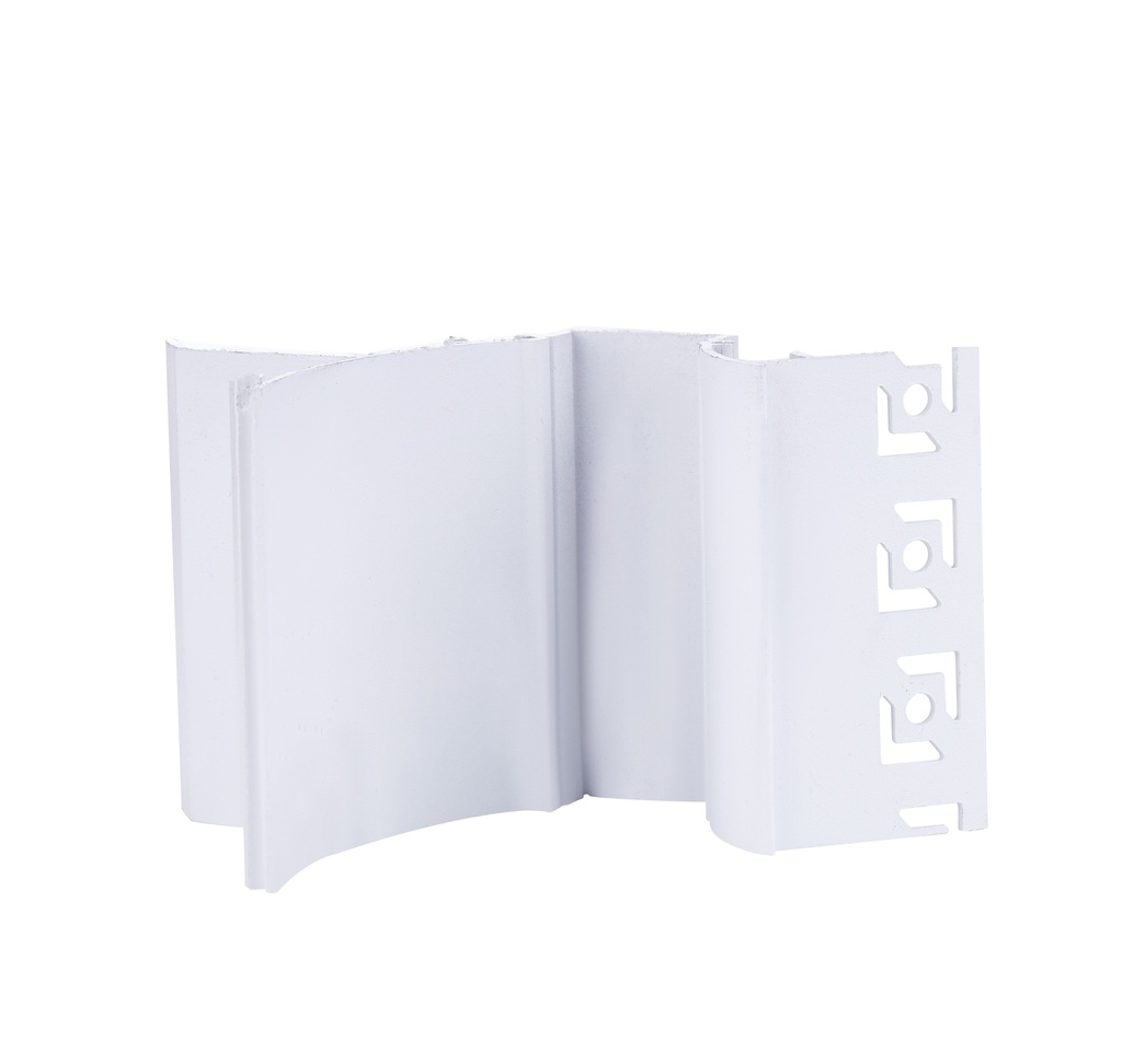 A2ZWORLD Kit Profilo Alluminio Completo Da 2 Metri Per Striscia Led, Da Cartongesso Illuminazione Indiritta, Dimensione 90*57.7mm, Larghezza Interna 20mm, 811g/m, Copertura Opale, Tappi Chiusura e Clip Fissaggio Incluso