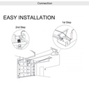 Kit Smart WIFI Garage Opener Apri Saracinesca Serrande Cancello WIFI 2.4G TUYA, Smart Life AC 100-250V 50/60HZ IP20