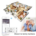 MeanWell Interruttore Smart Bluetooth BLE 10A Bluetooth BLE Mesh TUYA, Smart Life 10A AC 90-250V 50/60HZ 2200W IP20