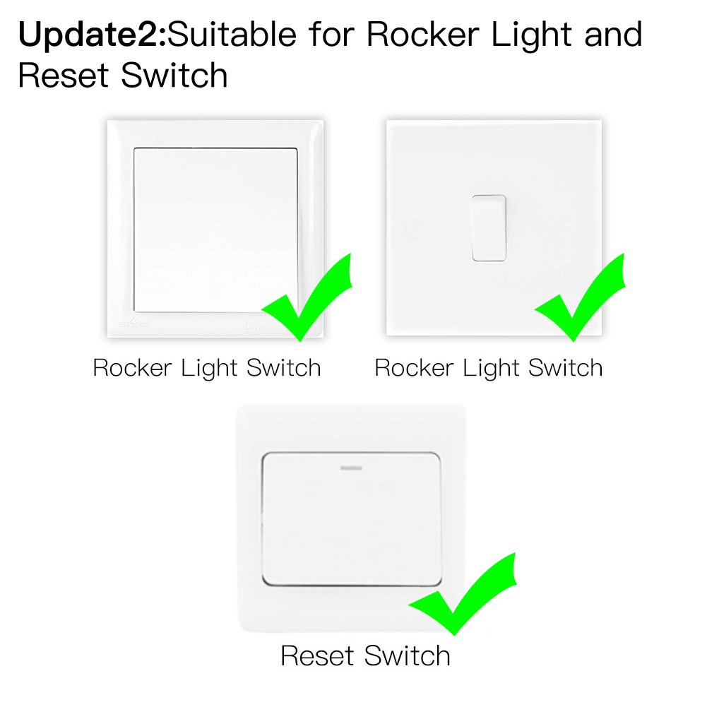 MeanWell Interruttore Smart ZigBee RF433 2 In 1 ZigBee, RF 433MHz TUYA, Smart Life 10A AC 90-250V 50/60HZ 2200W   IP20