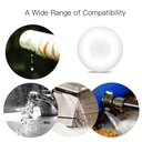 MeanWell Sensore Perdita Acqua Rilevatore di Allagamento ZigBee Protocollo ZigBee 3.0 TUYA, Smart Life CR2032 IP20