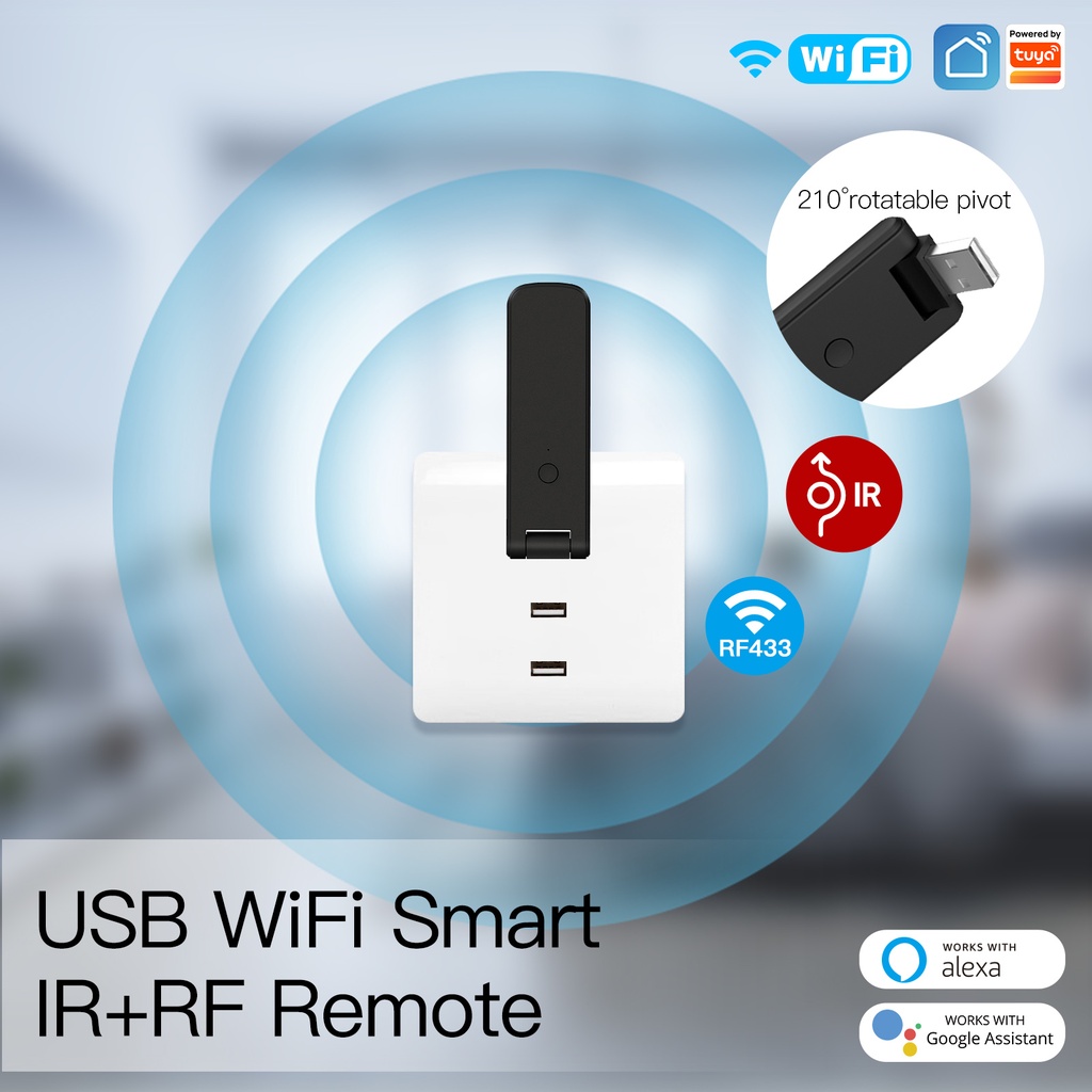 MeanWell Telecomando USB Smart Controller Remote WIFI IR RF433 RF315 WIFI,IR,RF433,RF315 TUYA, Smart Life 5V USB IP20