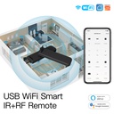 MeanWell Telecomando USB Smart Controller Remote WIFI IR RF433 RF315 WIFI,IR,RF433,RF315 TUYA, Smart Life 5V USB IP20