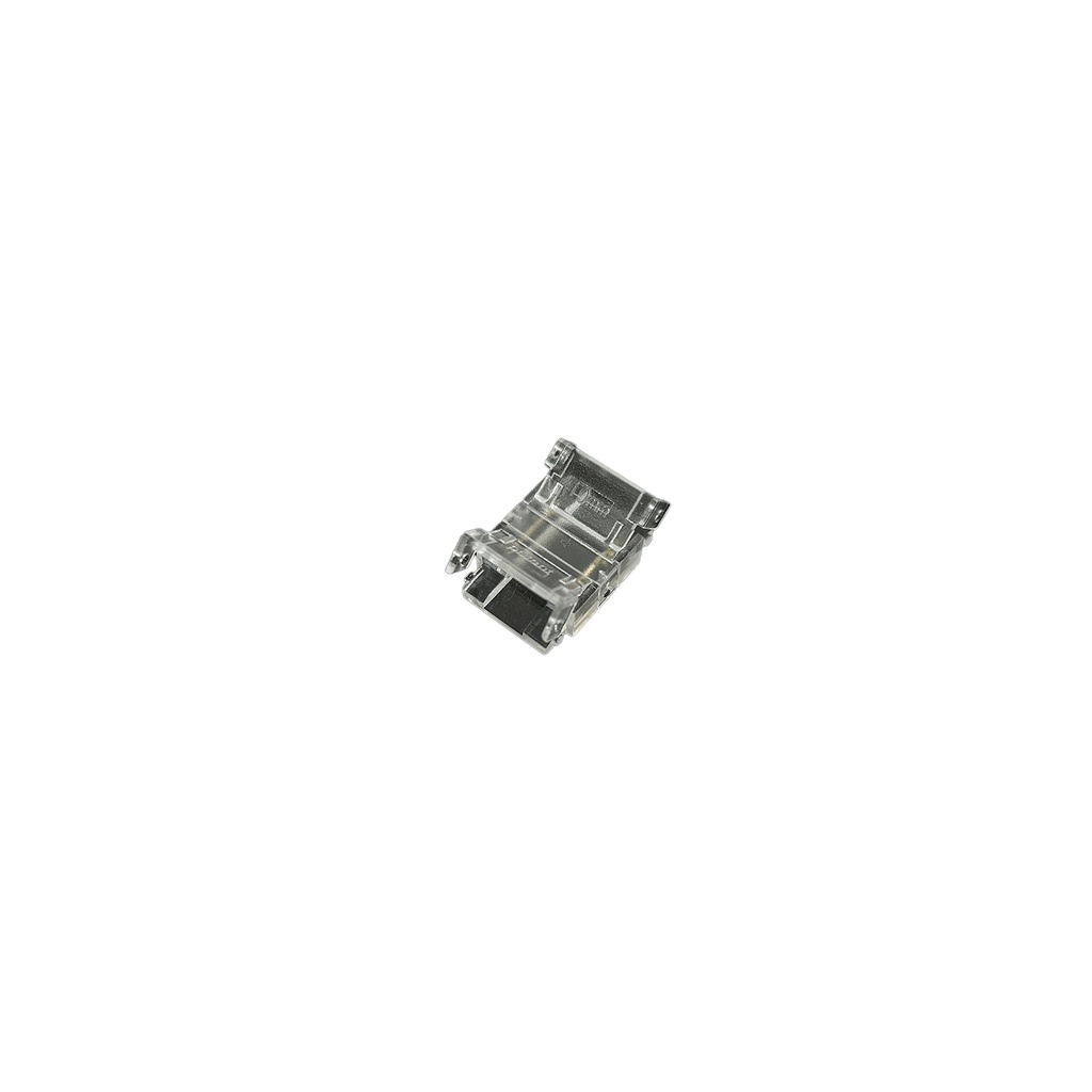 10 Pezzi Connettore Trasparente Invisibile 10mm 2 PIN Per Unire In Linea 2 Striscie Led Smd COB con Passo da 10mm Senza Saldare