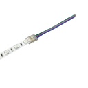 10 Pezzi Connettore Trasparente Invisibile 10mm RGB 4 PIN Per Collegare 2 Striscie Led Smd COB RGB con Passo da 10mm Senza Saldare