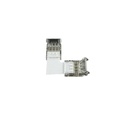 10 Pezzi Connettore Trasparente Invisibile 10mm RGB Angolare 90° 2 PIN Per Unire In Angolo 2 Striscie Led Smd COB RGB con Passo da 10mm Senza Saldare