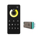 Telecomando RF 2.4G Per Centralina Controller CCT RF 2.4G   3V Con Pile AAA (Escluso)  2 Canali CCT CLC102W Nero