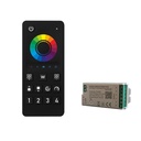 Telecomando RF 2.4G Per Centralina Controller RGBW RF 2.4G   3V Con Pile AAA (Escluso)  4 Canali RGBW CLC104W Nero