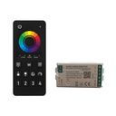 Telecomando RF 2.4G Per Centralina Controller RGBCCT RF 2.4G   3V Con Pile AAA (Escluso)  5 Canali RGBCCT CLC105W Nero