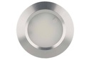 MeanWell Mini Faretto Da Incasso DC10-30V 3W 140LM/W D Bianco Freddo 6500K >80 120° SI, PWM IP40 Φ68X15mm  420 Lumen CE > 30000 Ore > 15000 Argento