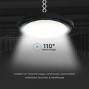 Campana Industriale LED SMD 200W 120LM/W UFO Colore Nero 110° 4000K IP65 SKU-7812 