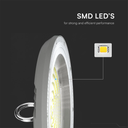 Campana Industriale LED SMD 100W UFO Colore Grigio 90° Interruttore CCT 3000K-6500K IP65 SKU-23622