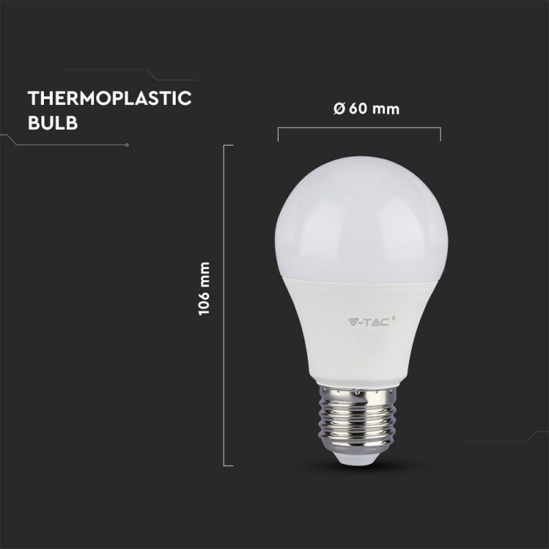 Lampada Led E27 A60 12W 1055 LM Neutro 4000K Dimmerabile Chip Samsung SKU-20184