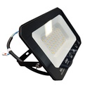 Faro Led Flood Slim 50W 4300 Lumen Bianco Neutro 4200K 90LM/W AC 220V 50Hz Nero IP65