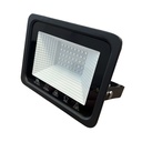 Faro Led Flood Slim Blu 30W 2850 Lumen Blue 90LM/W AC 220V 50Hz Nero IP65
