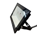 Faro Led Flood Slim RGB Con Telecomando 30W 1300 Lumen RGB  AC 220V 50Hz Nero IP65