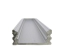 3 Metri Profilo Canalina Barra Alluminio Led Standard Colore Bianco