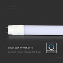 V-TAC Tubo LED T8 20W G13 150cm in Nanoplastica Non Rotabile 3000K SKU 216265  