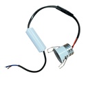 2 Pezzi Mini Faretto Led Da Incasso Rotondo, Carcassa Bianca 3000K, 2.5W 220LM 220V, Ø32*29mm, Foro 27mm, Angolo 15° IP20