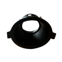 Porta Faretto Da Incasso Nero, Per Led GU10 MR16 Rotondi, Foro 75mm, 96X60mm, Profondo Effetto Retroilluminato