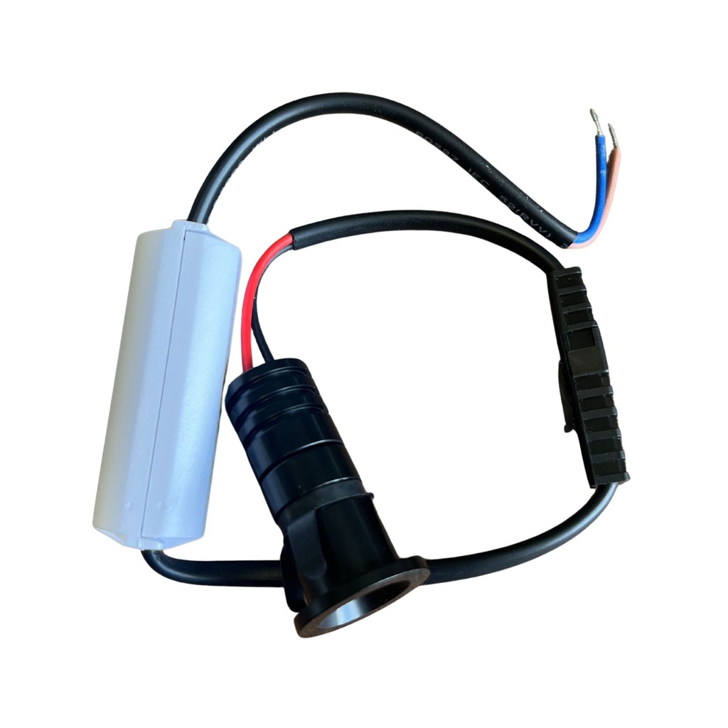 2 Pezzi Mini Faretto Led Da Incasso Rotondo, Carcassa Nera 4000K, 1W 80LM 220V, Ø22*40mm, Foro 17mm, Angolo 15° IP20