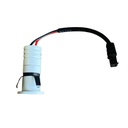 2 Pezzi Mini Faretto Led Da Incasso Rotondo, Carcassa Bianca 4000K, 1W 80LM 220V, Ø22*40mm, Foro 17mm, Angolo 15° IP20