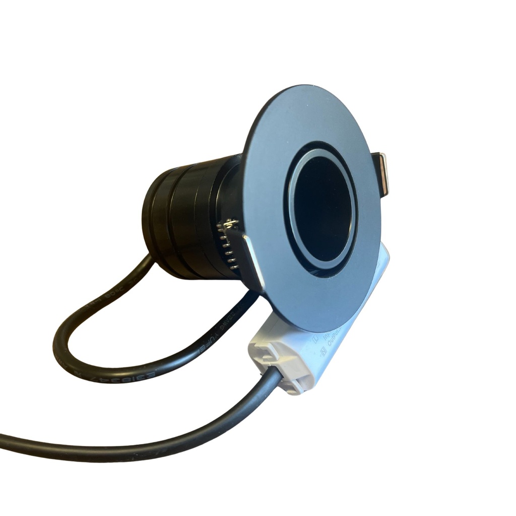 Mini Faretto Led Da Incasso Rotondo, Carcassa Nera 4000K, 5W 360LM 220V, Ø60*53mm, Foro 45mm, Angolo 24° IP20