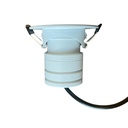 Mini Faretto Led Da Incasso Rotondo, Carcassa Bianca 4000K, 5W 360LM 220V, Ø60*53mm, Foro 45mm, Angolo 24° IP20