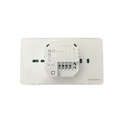 A2ZWORLD Termostato WIFI Con Meteo Protocollo WIFI 2.4G TUYA, Smart Life Rettangolare Compatibile Con Scatola 502 e 503 Riscaldamento Caldaia a Gas Bianco / Nero 5A 95-240V IP20