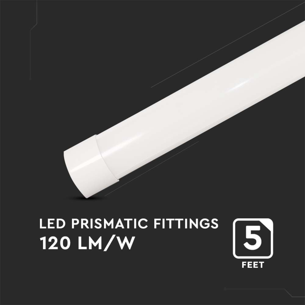 V-TAC Plafoniera LED Prismatica 50W 120LM/W 150cm 4000K SKU 8050