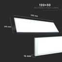 Pannello LED 29W 120LM/W da Incasso, Driver Incluso, 1200x300mm, 3960lm, Colore Bianco 4000K SKU-216257