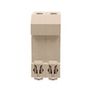 A2ZWORLD MCB Interruttore Magnetotermico Automatico Curva B 2P 2M 6000A B6A AC 400V IP20 IEC60898-1 SB6L
